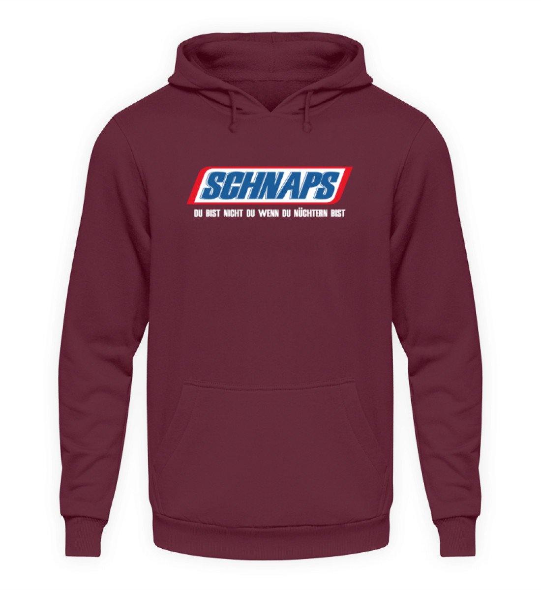 Schnaps - Wenn du nüchtern bist  - Unisex Kapuzenpullover Hoodie