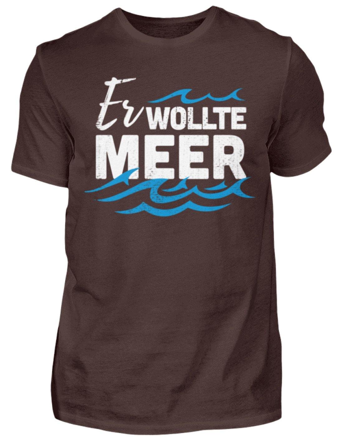 Er wollte Meer - Norddeutsch  - Herren Shirt
