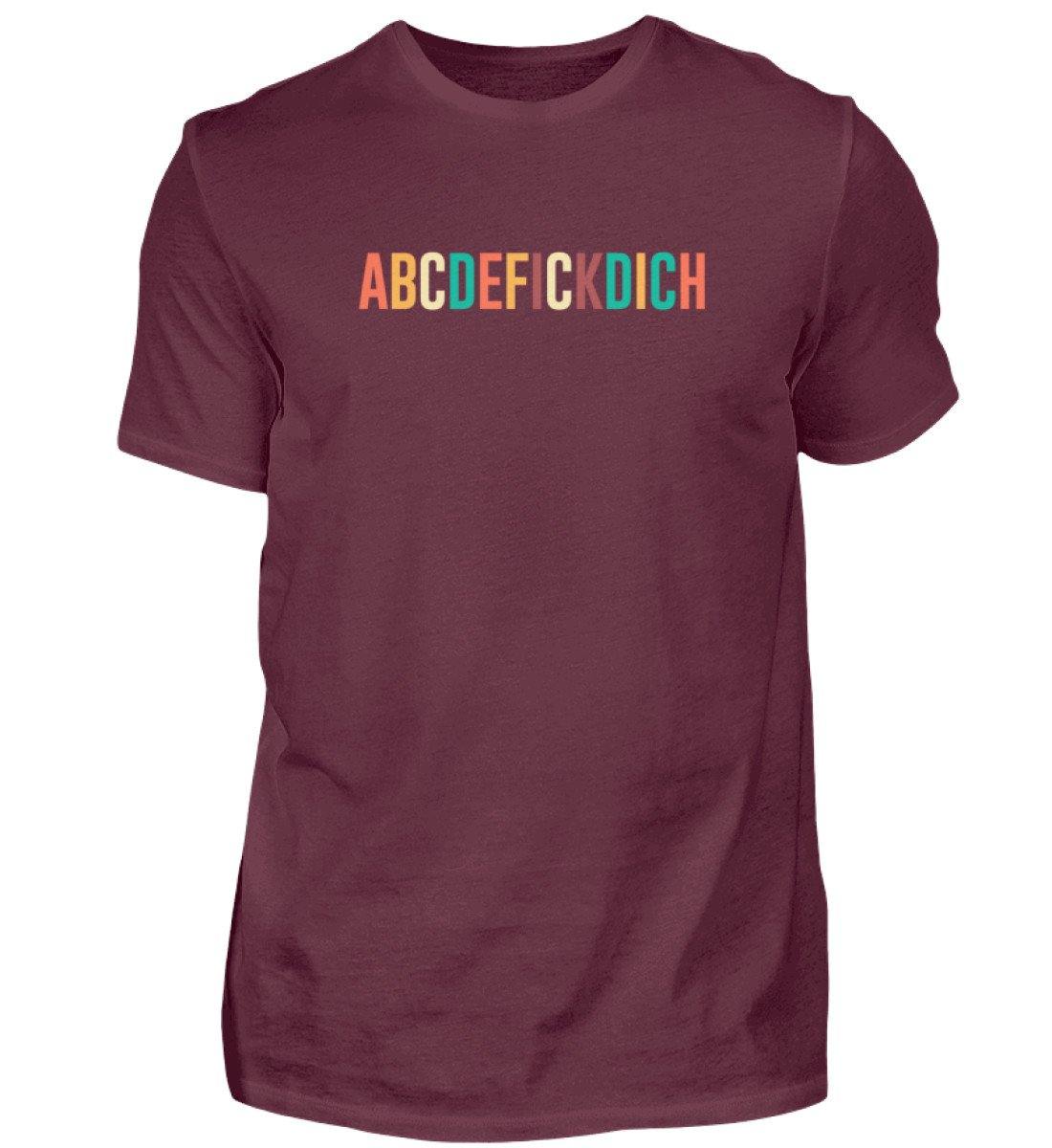 ABCDEFICKDICH - Words on Shirts  - Herren Shirt