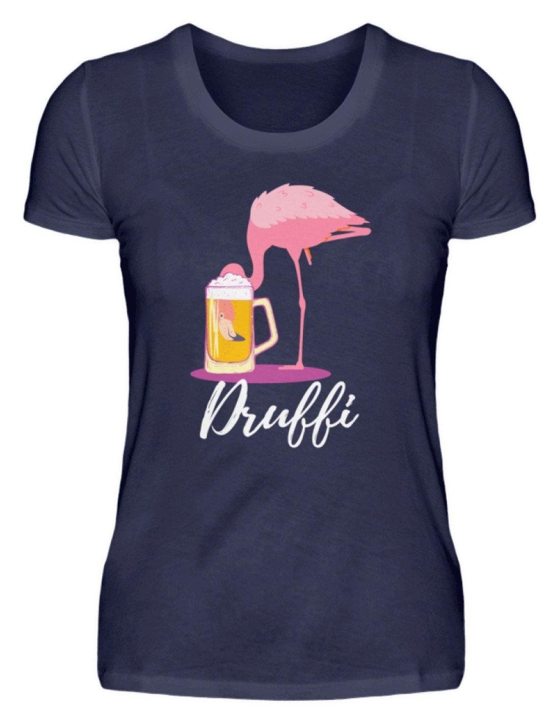 Flamingo Druffi - Words on Shirt  - Damenshirt