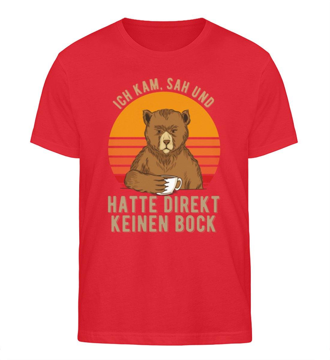 Ich kam, sah & hatte direkt keinen Bock.  - Herren Organic Shirt