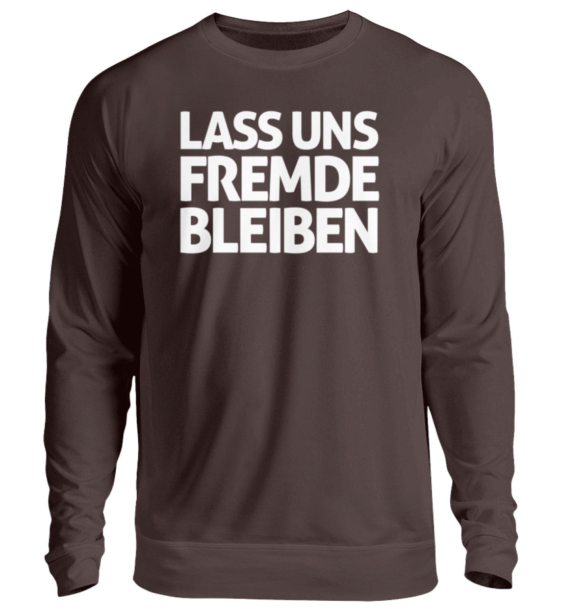 Lass uns fremde bleiben  - Unisex Pullover