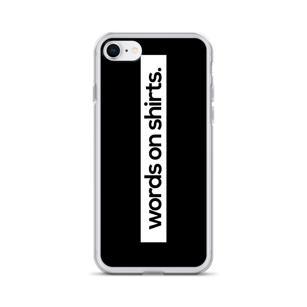 iPhone Hülle - Words on Shirts - Words on Shirts Sag es mit dem Mittelfinger Shirts Hoodies Sweatshirt Taschen Gymsack Spruch Sprüche Statement