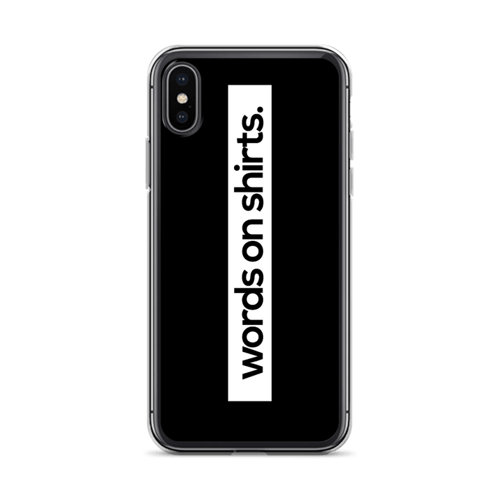 iPhone Hülle - Words on Shirts - Words on Shirts Sag es mit dem Mittelfinger Shirts Hoodies Sweatshirt Taschen Gymsack Spruch Sprüche Statement