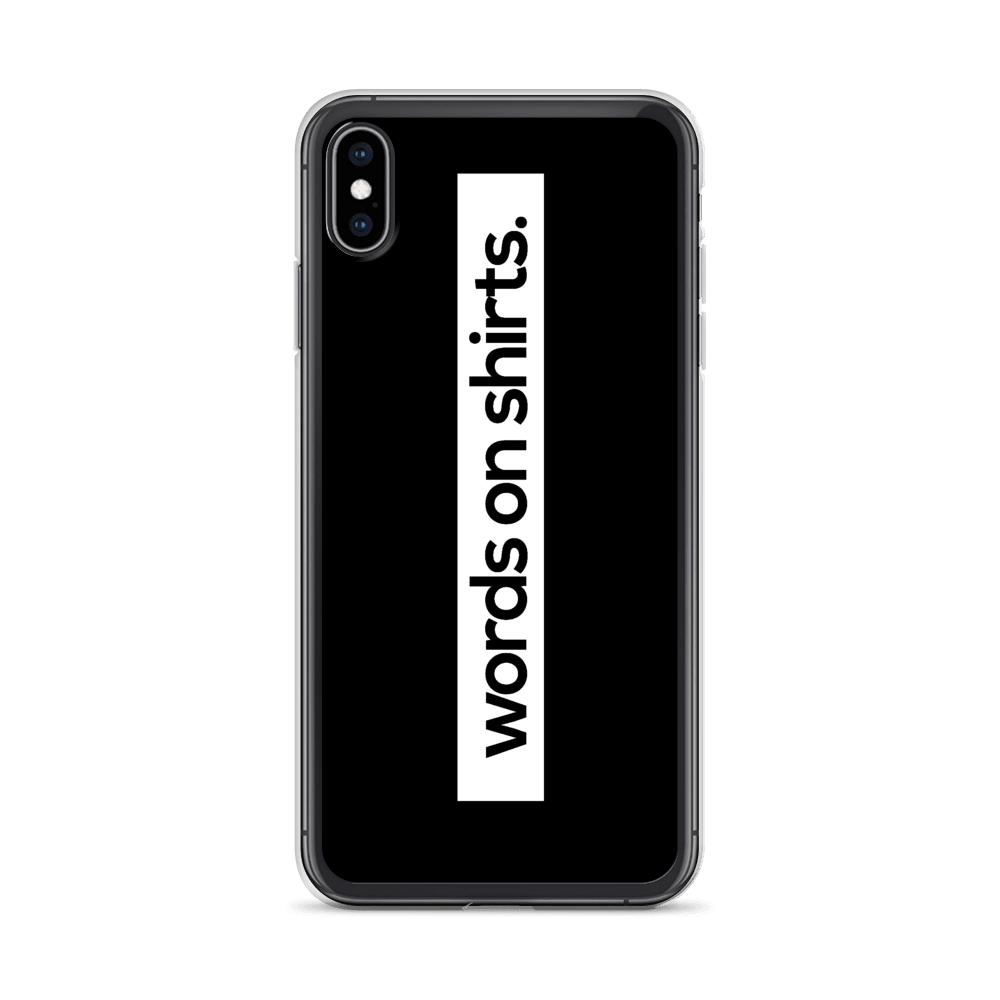 iPhone Hülle - Words on Shirts - Words on Shirts Sag es mit dem Mittelfinger Shirts Hoodies Sweatshirt Taschen Gymsack Spruch Sprüche Statement