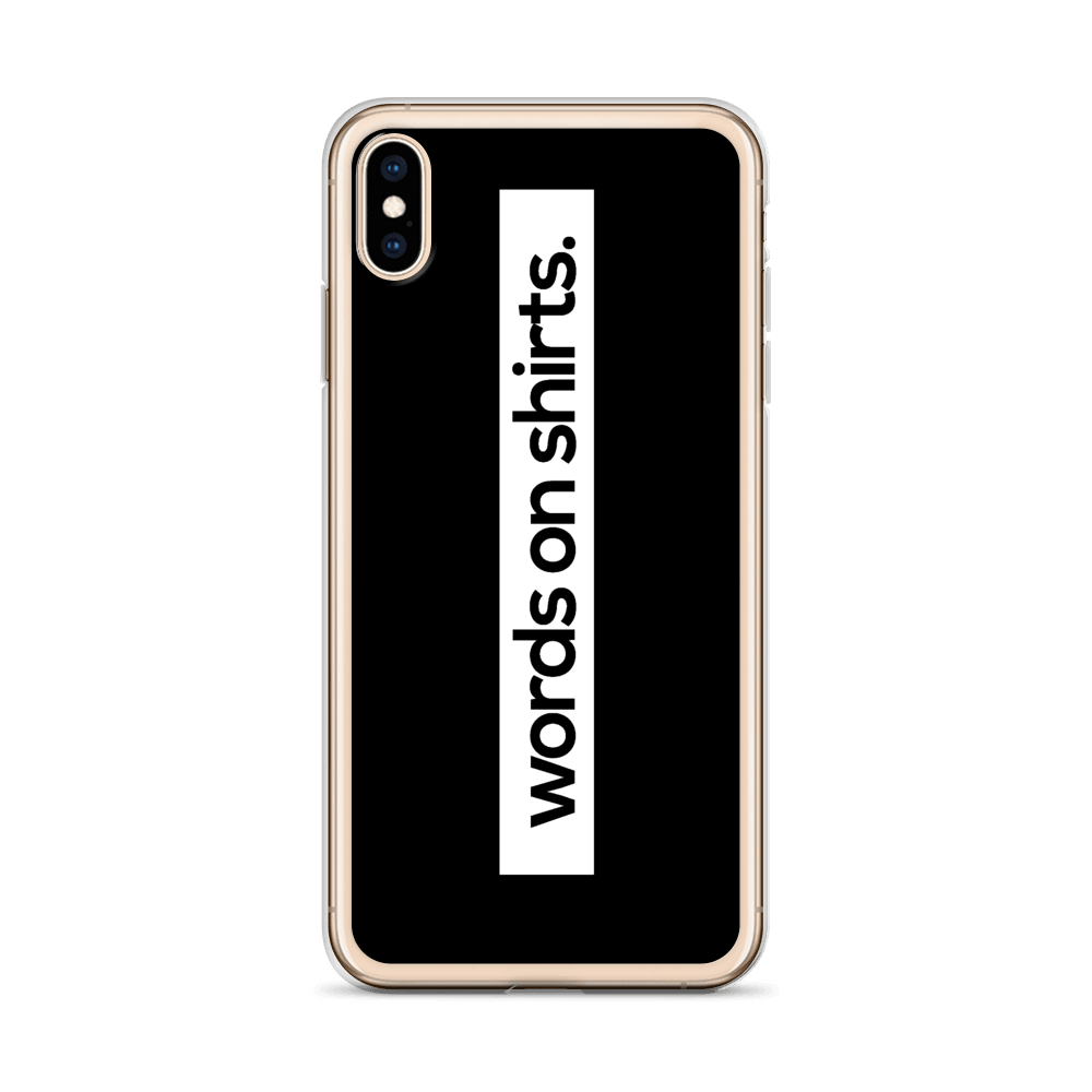 iPhone Hülle - Words on Shirts - Words on Shirts Sag es mit dem Mittelfinger Shirts Hoodies Sweatshirt Taschen Gymsack Spruch Sprüche Statement