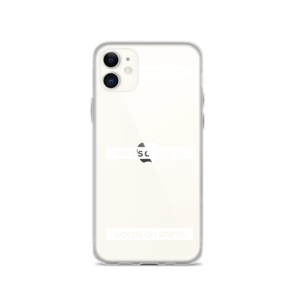 iPhone Hülle - Words on Shirts - Words on Shirts Sag es mit dem Mittelfinger Shirts Hoodies Sweatshirt Taschen Gymsack Spruch Sprüche Statement