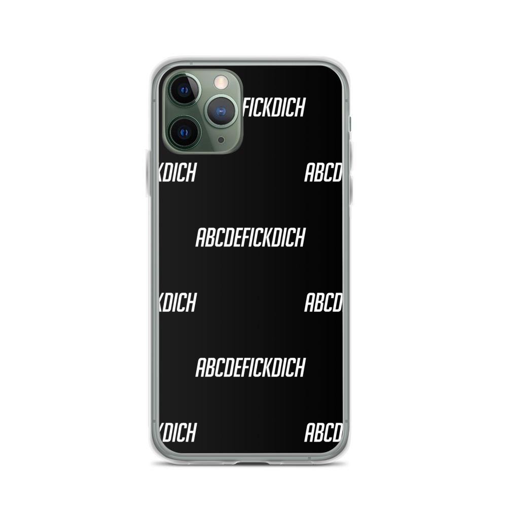 iPhone Hülle - ABCDEFICKDICH - Pattern