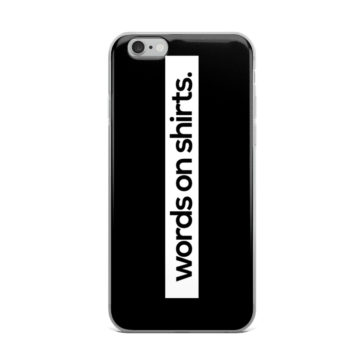 iPhone Hülle - Words on Shirts - Words on Shirts Sag es mit dem Mittelfinger Shirts Hoodies Sweatshirt Taschen Gymsack Spruch Sprüche Statement