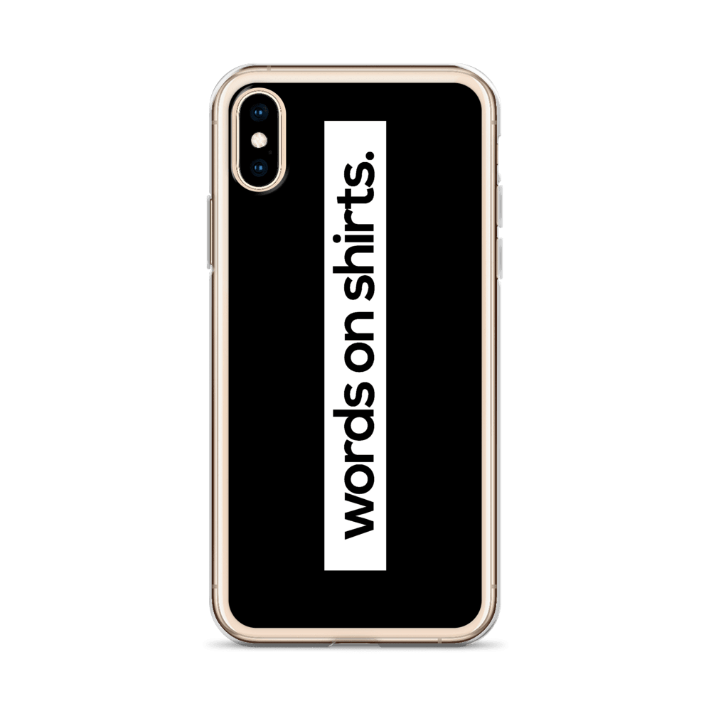 iPhone Hülle - Words on Shirts - Words on Shirts Sag es mit dem Mittelfinger Shirts Hoodies Sweatshirt Taschen Gymsack Spruch Sprüche Statement