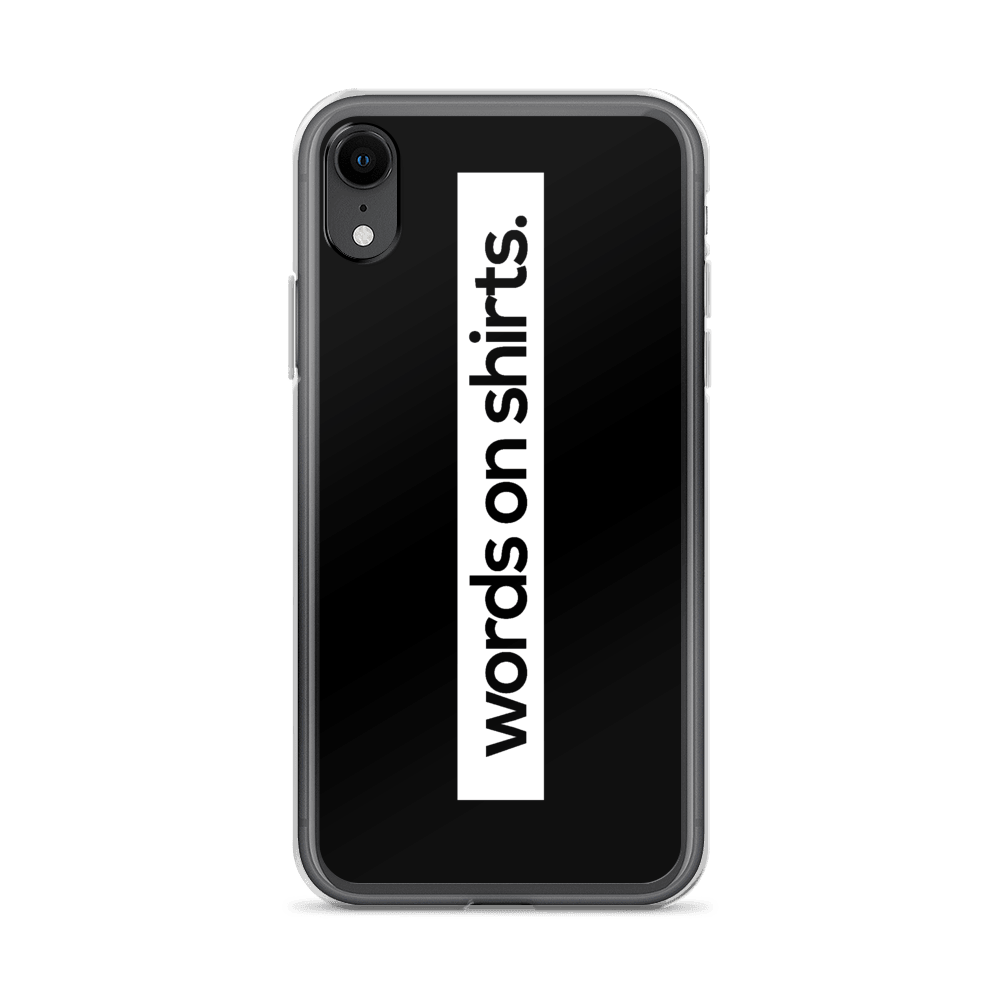 iPhone Hülle - Words on Shirts - Words on Shirts Sag es mit dem Mittelfinger Shirts Hoodies Sweatshirt Taschen Gymsack Spruch Sprüche Statement