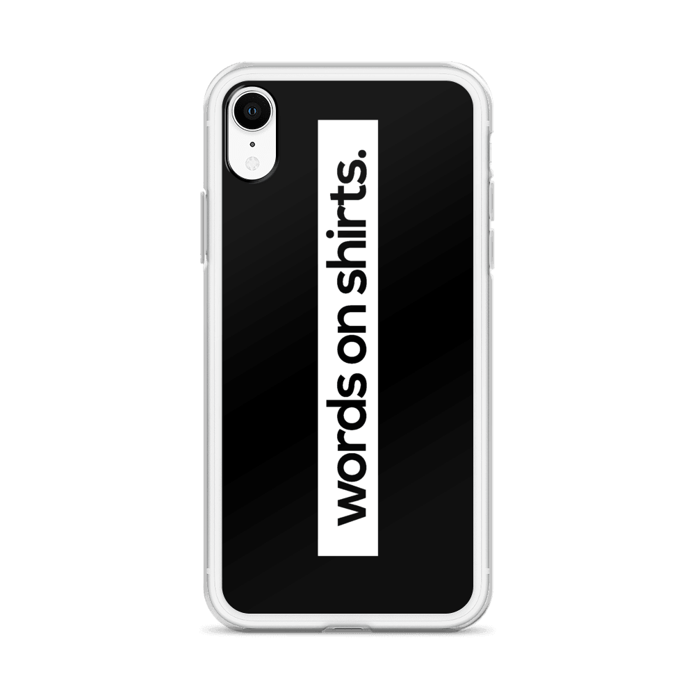 iPhone Hülle - Words on Shirts - Words on Shirts Sag es mit dem Mittelfinger Shirts Hoodies Sweatshirt Taschen Gymsack Spruch Sprüche Statement