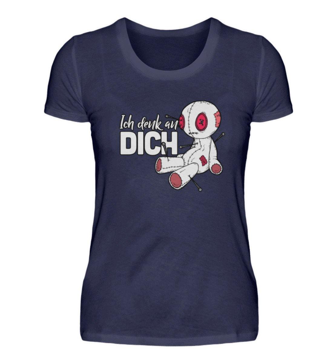 Voodoo Ich denk an dich Words on Shirts  - Damenshirt
