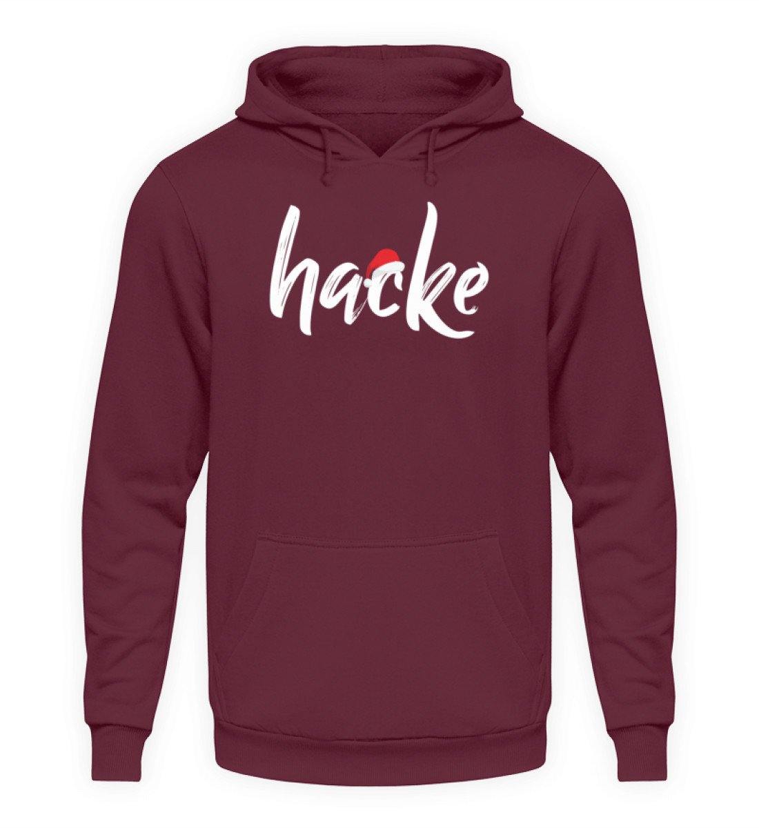 Hacke - Hacke Dicht - Words on Shirts  - Unisex Kapuzenpullover Hoodie