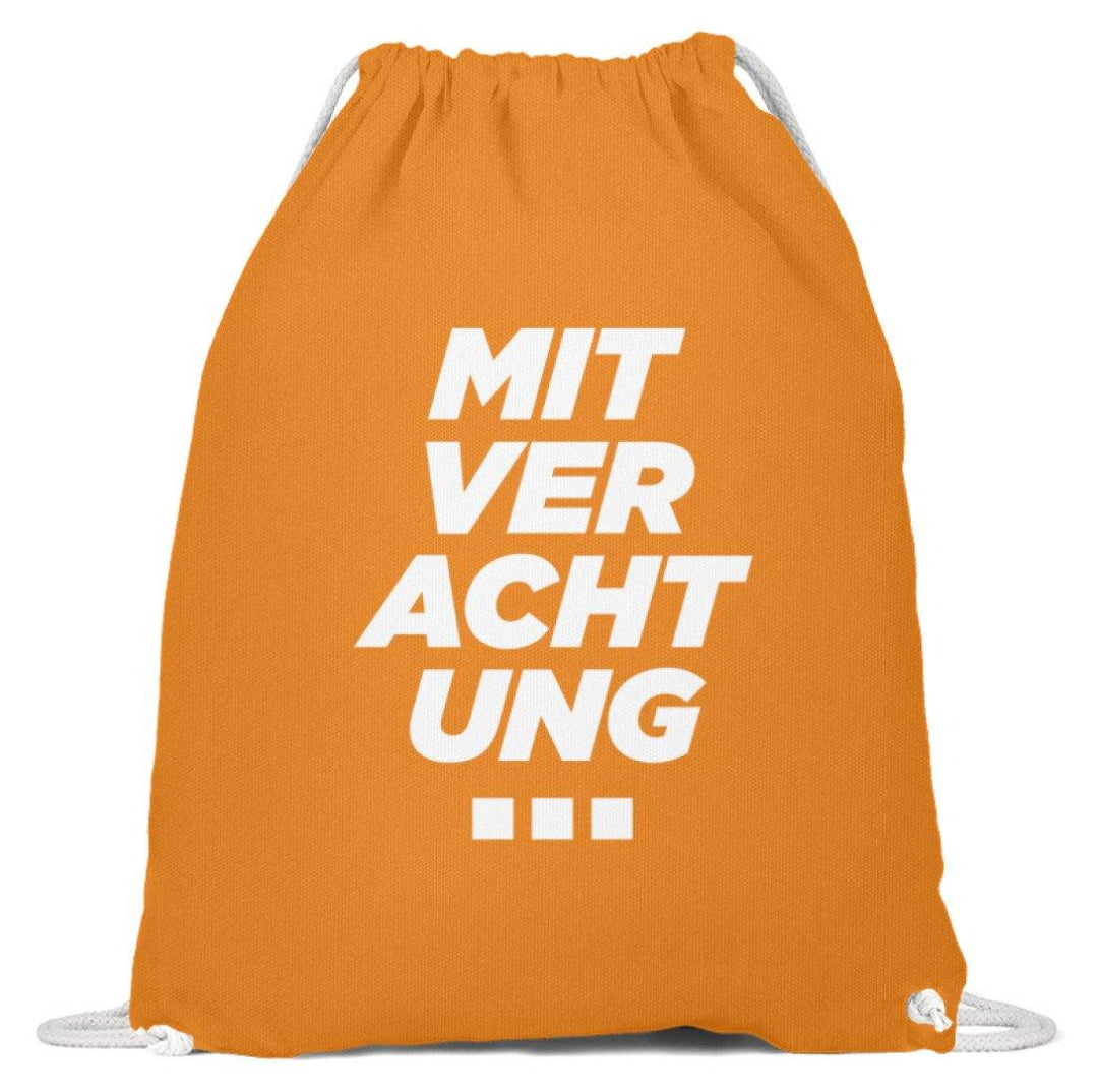 Mit Verachtung...  - Baumwoll Gymsac - Words on Shirts