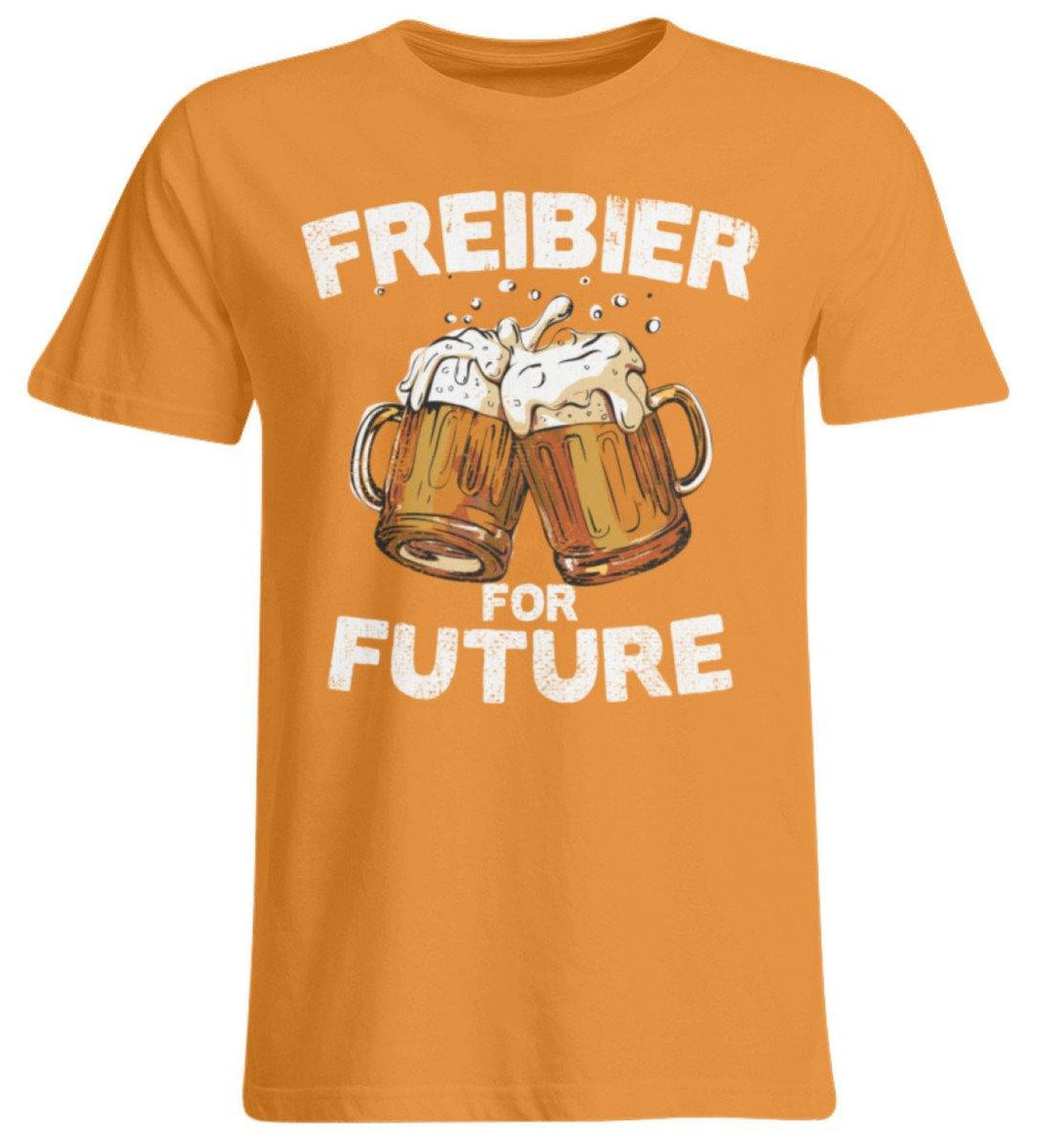 Freibier for Future - Words on Shirts  - Übergrößenshirt - Words on Shirts Sag es mit dem Mittelfinger Shirts Hoodies Sweatshirt Taschen Gymsack Spruch Sprüche Statement