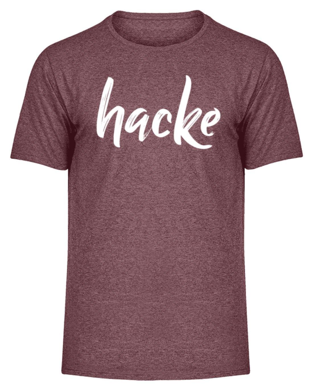 hacke Shirt  - Herren Melange Shirt