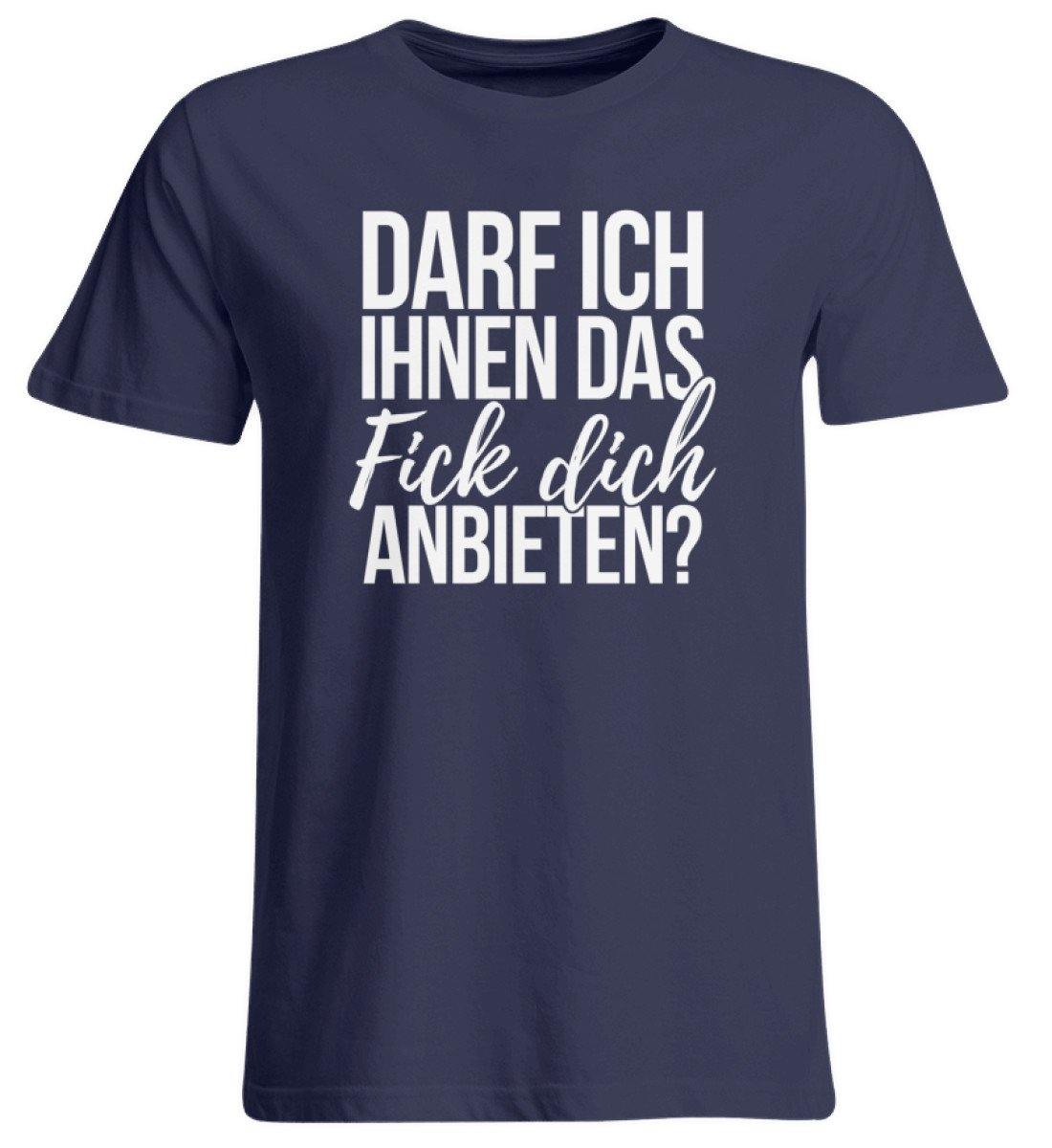Darf ich ihnen das Fick dich anbieten?  - Übergrößenshirt