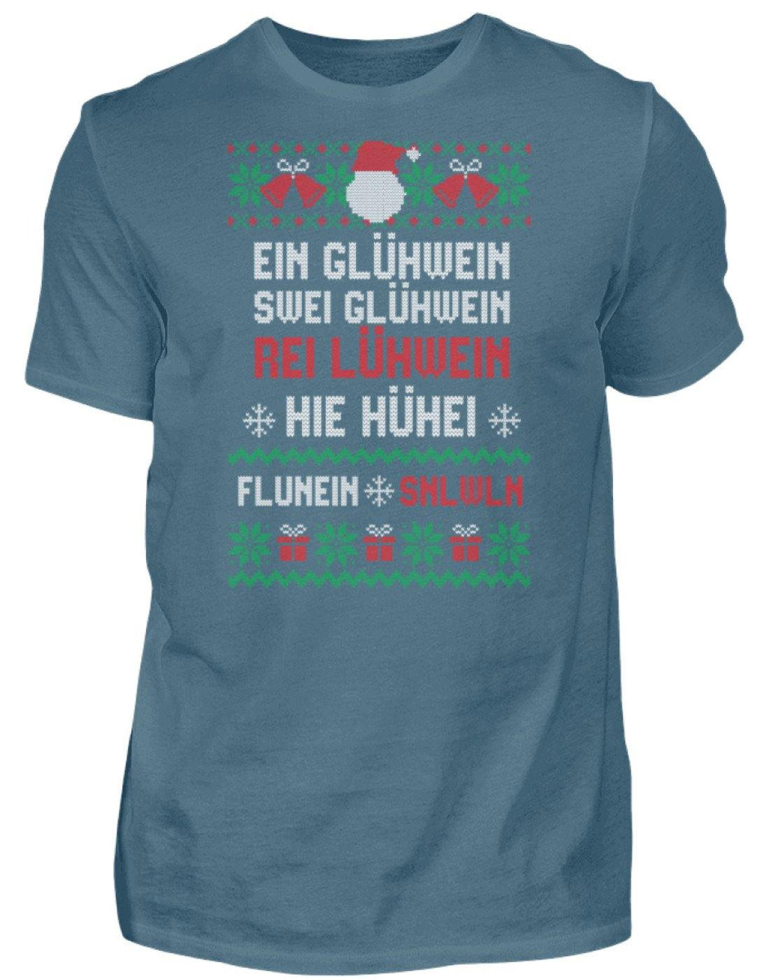 1 2 3 4 5 6 Glühwein - Words on Shirts  - Herren Shirt - Words on Shirts Sag es mit dem Mittelfinger Shirts Hoodies Sweatshirt Taschen Gymsack Spruch Sprüche Statement