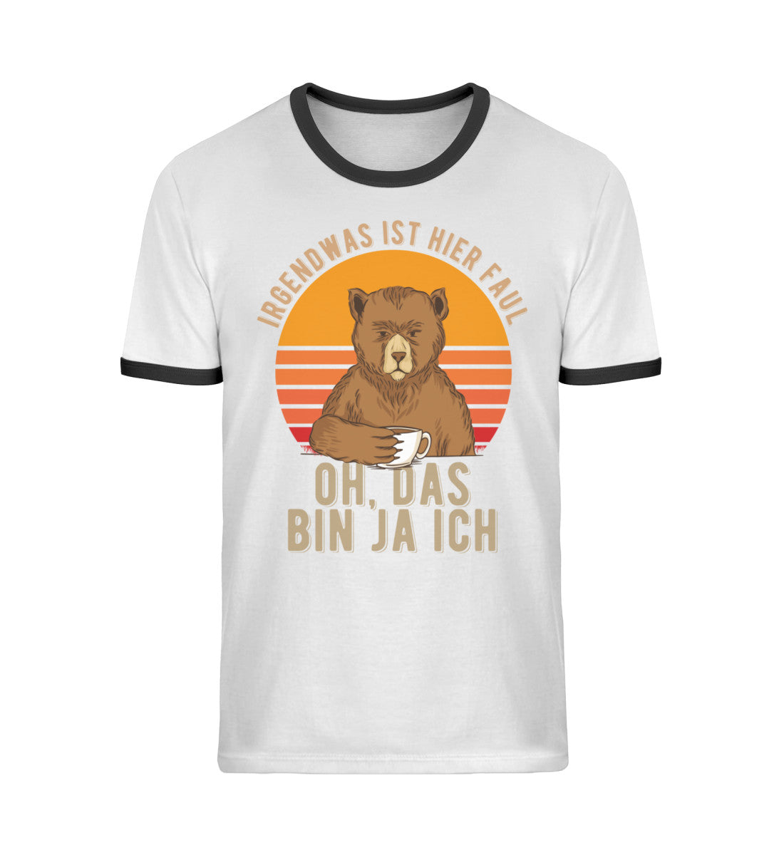 Irgendwas ist hier faul. Das bin ja ich.  - Unisex Organic Ringer T-Shirt