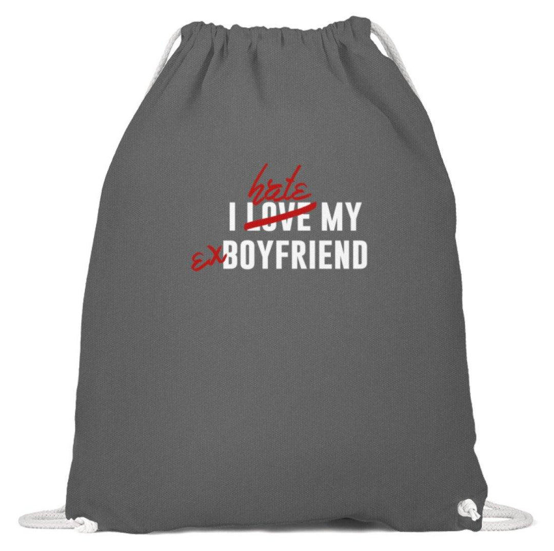 I Love My Boyfriend  - Baumwoll Gymsac - Words on Shirts