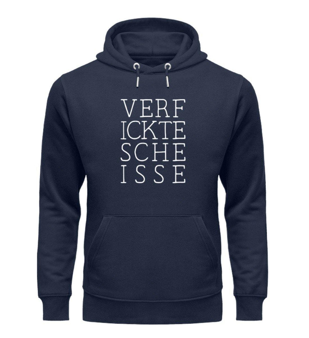 verf ickte sche isse Words on Shirts PR  - Unisex Organic Hoodie - Words on Shirts Sag es mit dem Mittelfinger Shirts Hoodies Sweatshirt Taschen Gymsack Spruch Sprüche Statement