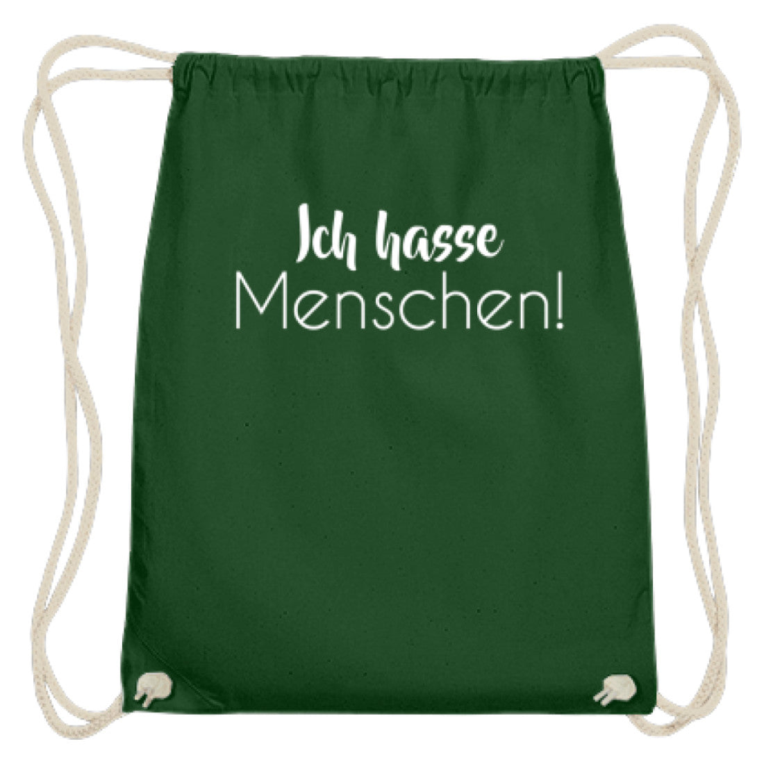 Ich hasse Menschen - Girls only  - Baumwoll Gymsac