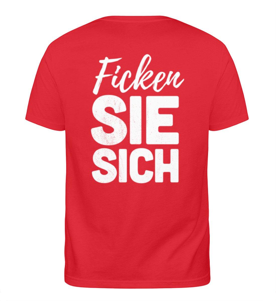 F*cken Sie Sich - Rücken Print  - Herren Organic Shirt