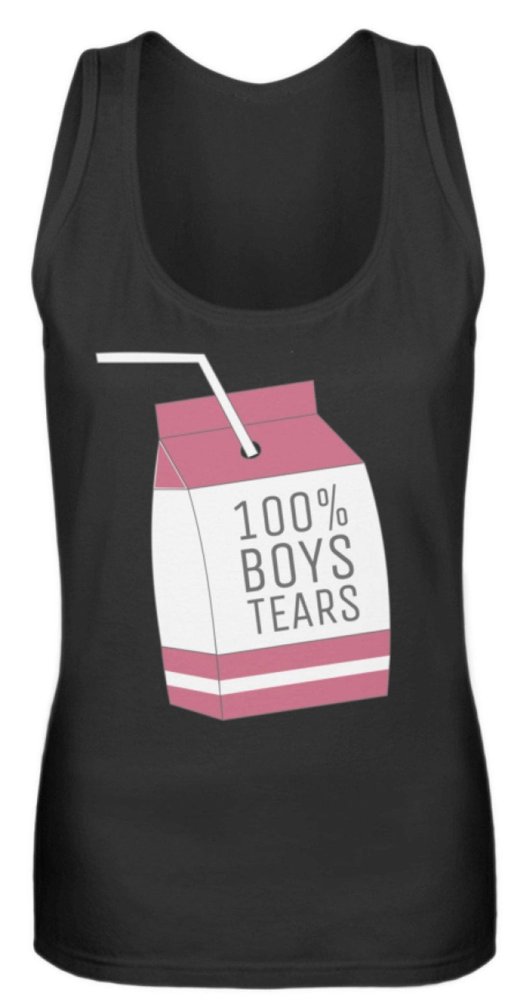 100% Boys Tears  - Frauen Tanktop - Words on Shirts
