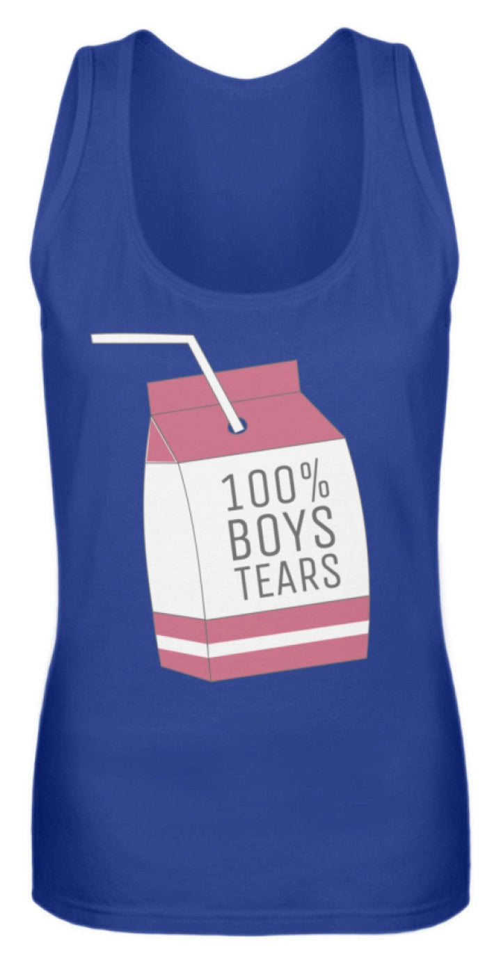 100% Boys Tears  - Frauen Tanktop - Words on Shirts