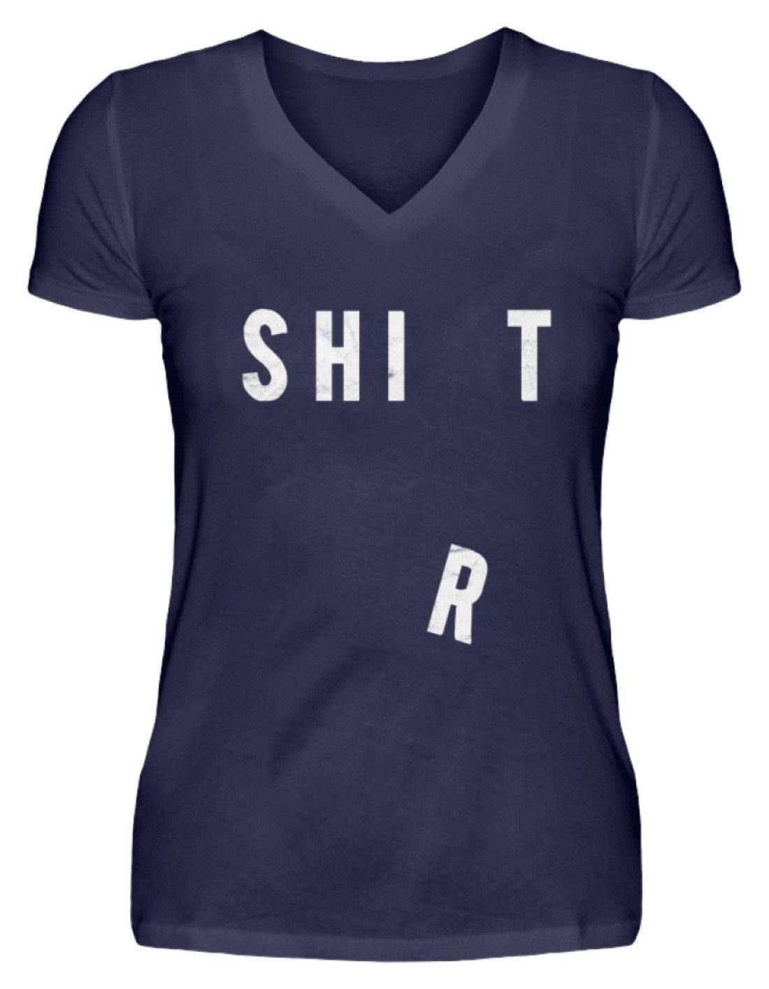 Sh*t Shirt   - V-Neck Damenshirt
