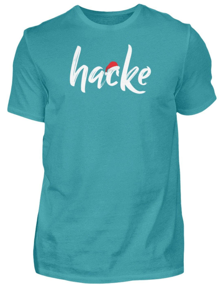 Hacke - Hacke Dicht - Words on Shirt  - Herren Shirt - Words on Shirts Sag es mit dem Mittelfinger Shirts Hoodies Sweatshirt Taschen Gymsack Spruch Sprüche Statement
