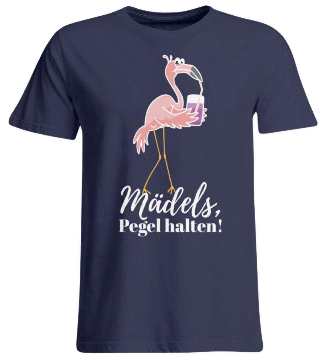 Mädels Pegel halten - Flamingo  - Übergrößenshirt