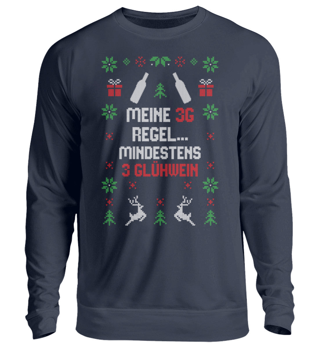 3G Regel - Mindestens 3 Glühwein  - Unisex Pullover