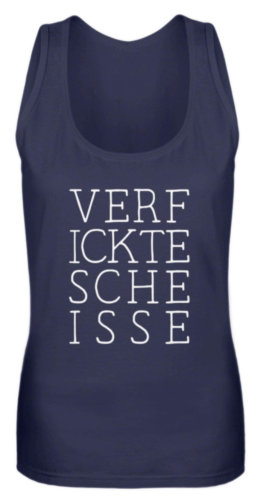 Verf ickte sche isse - Words on Shirts  - Frauen Tanktop