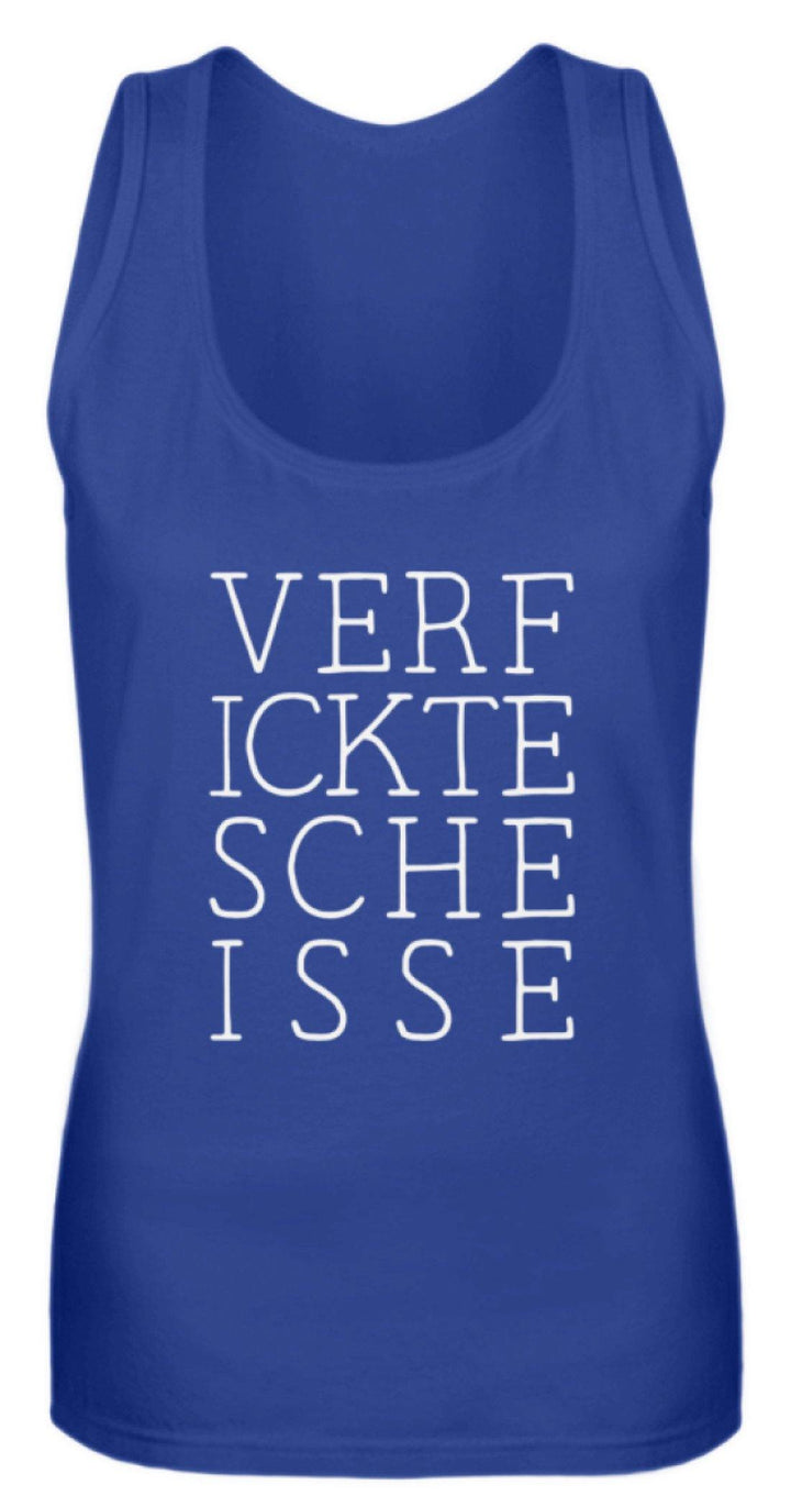 Verf ickte sche isse - Words on Shirts  - Frauen Tanktop - Words on Shirts Sag es mit dem Mittelfinger Shirts Hoodies Sweatshirt Taschen Gymsack Spruch Sprüche Statement