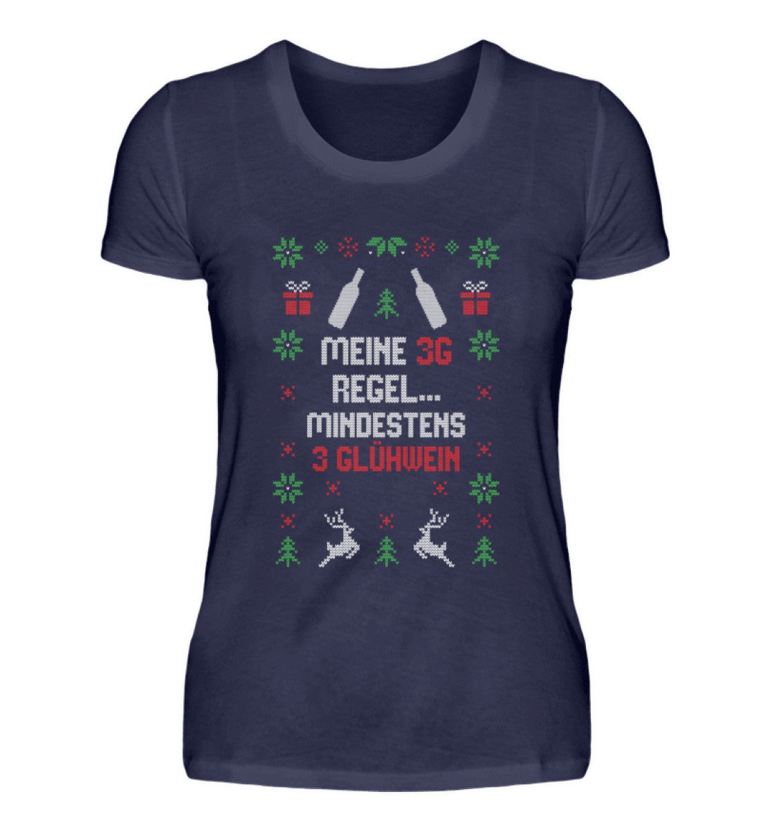 3G Regel - Mindestens 3 Glühwein  - Damenshirt