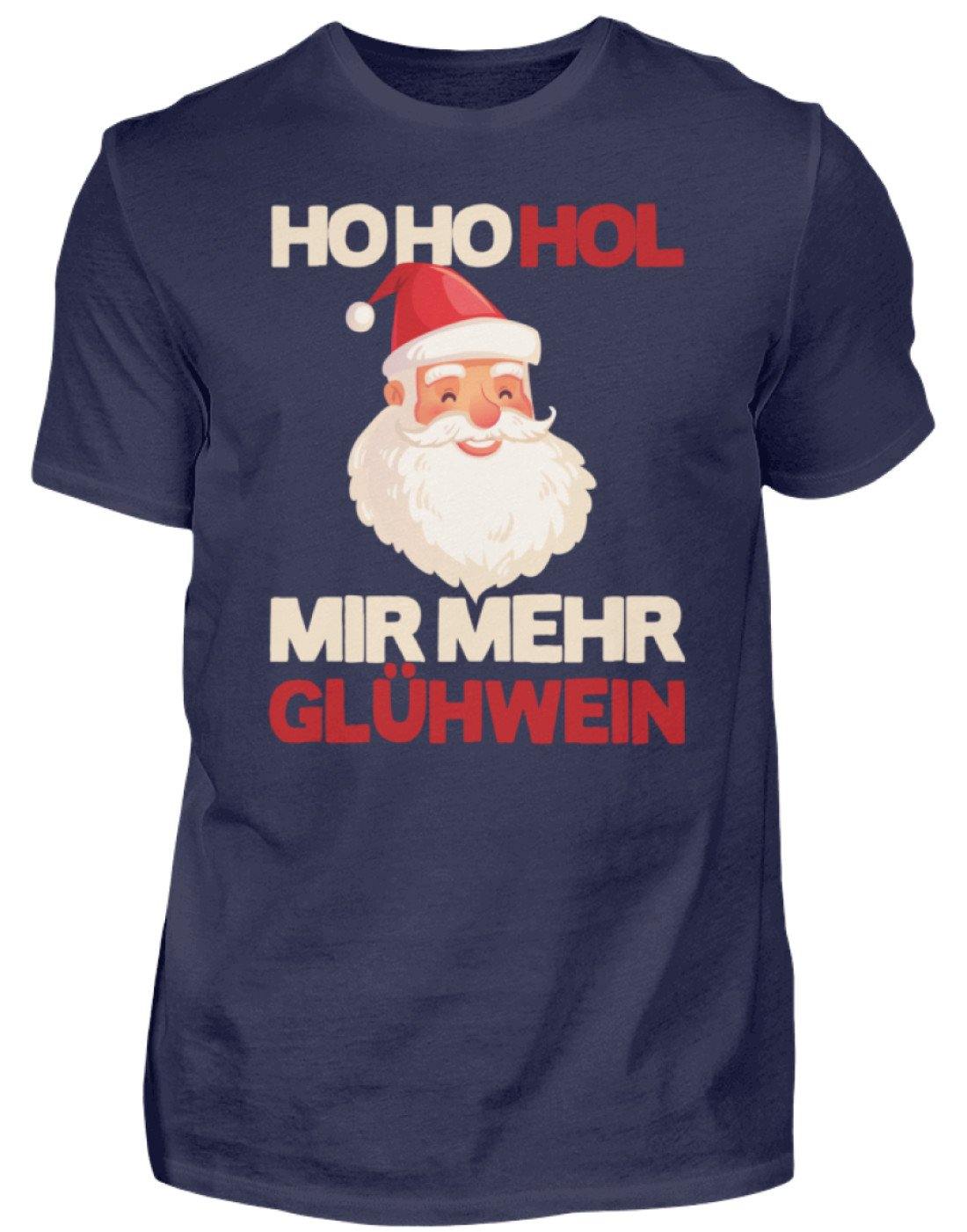 Ho Ho Hol mir Glühwein - Words on Shirt  - Herren Shirt
