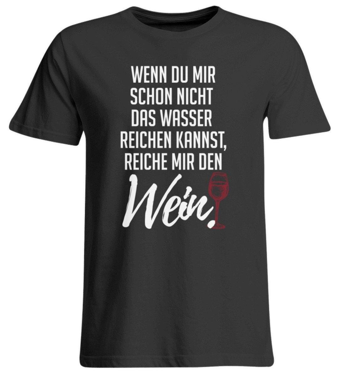 Reiche mir den Wein.  - Übergrößenshirt