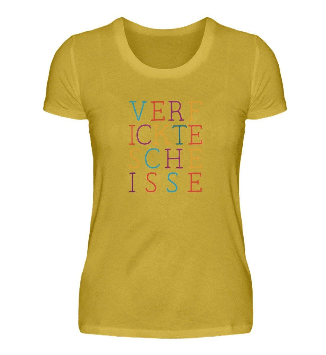 verf ickte sche isse  Words on Shirts PR  - Damen Premiumshirt - Words on Shirts Sag es mit dem Mittelfinger Shirts Hoodies Sweatshirt Taschen Gymsack Spruch Sprüche Statement