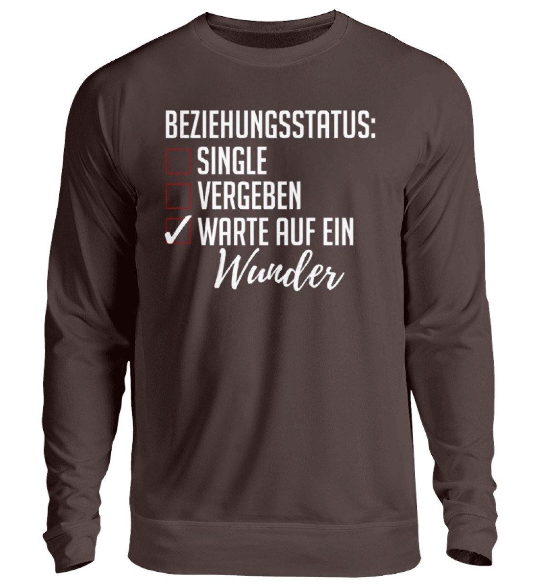Beziehungsstatus - Warte auf ein Wunder  - Unisex Pullover