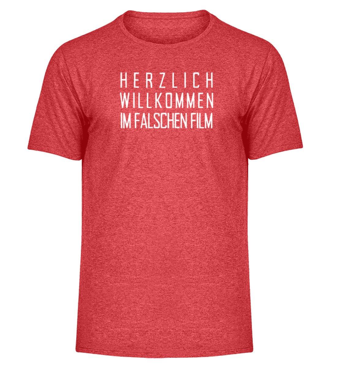 Im falschen Film -  Words on Shirts - PR  - Herren Melange Shirt